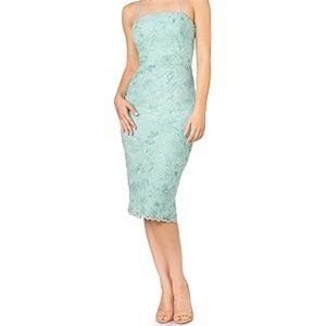 Josselyn Mint Midi Dress (Dress The Population)